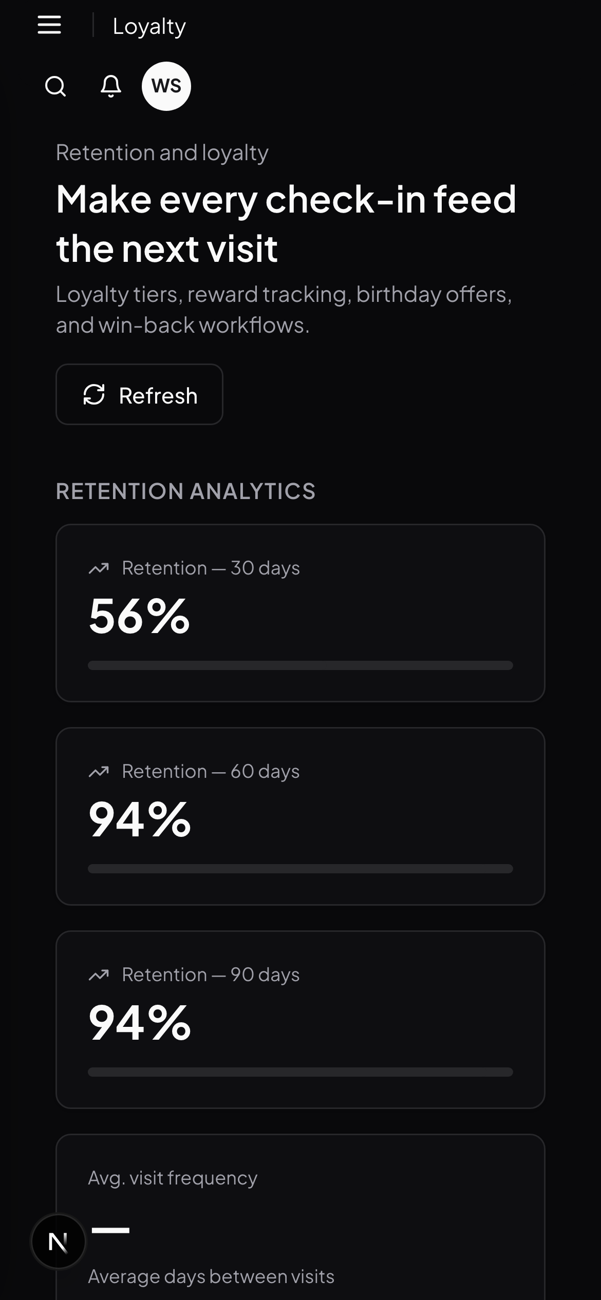 Retention & Loyalty Engine Mobile