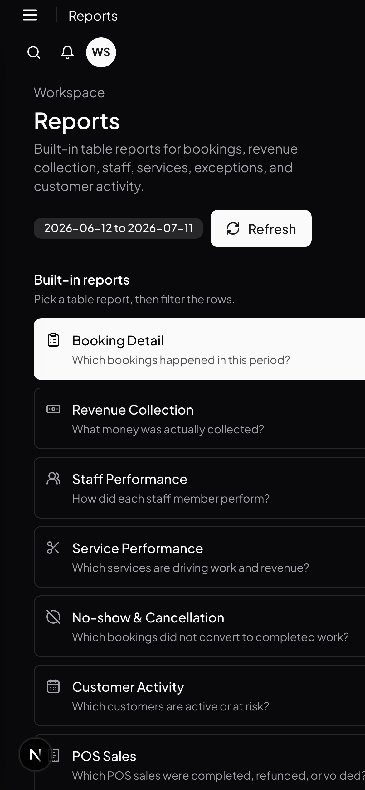 Reports That Match the Money Mobile